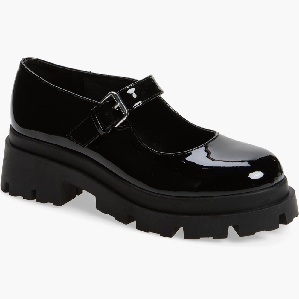 Steve Madden Divinna Lug Sole Mary Jane Platform